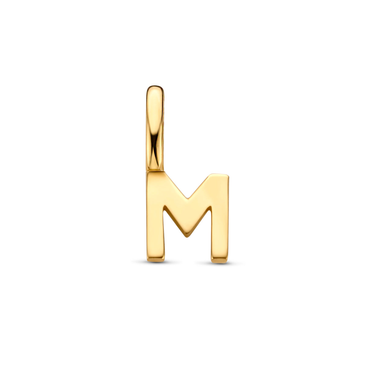 Hanger letter 14k geelgoud