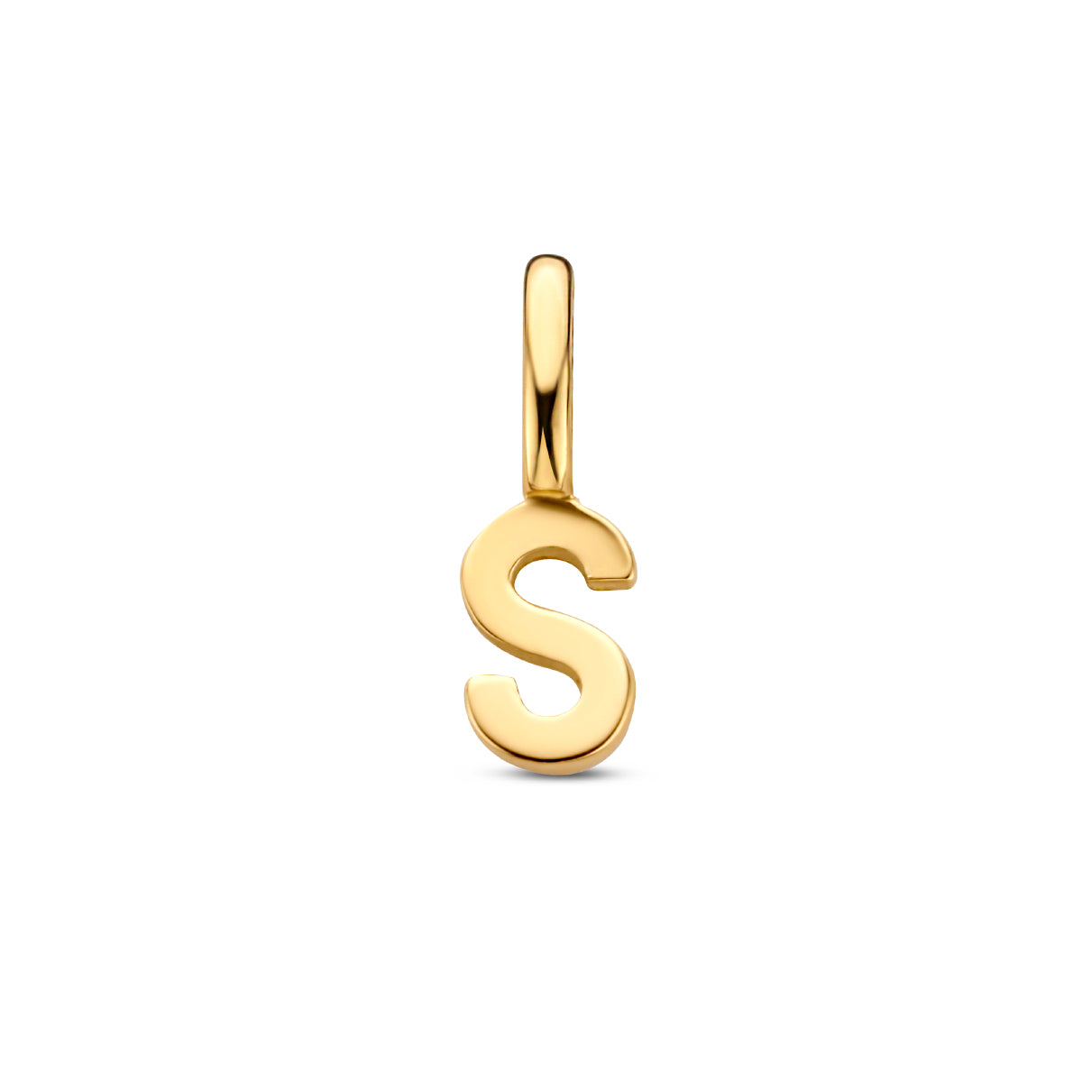 Hanger letter 14k geelgoud