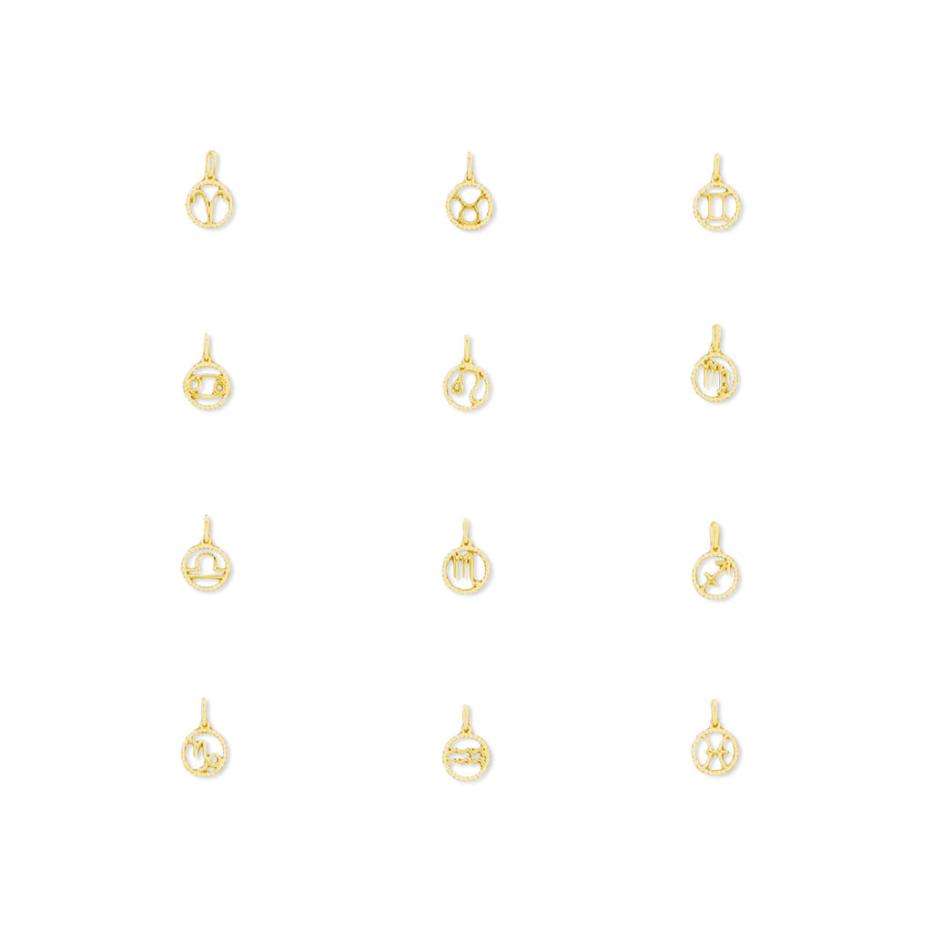 Hanger sterrenbeeld 14k geelgoud