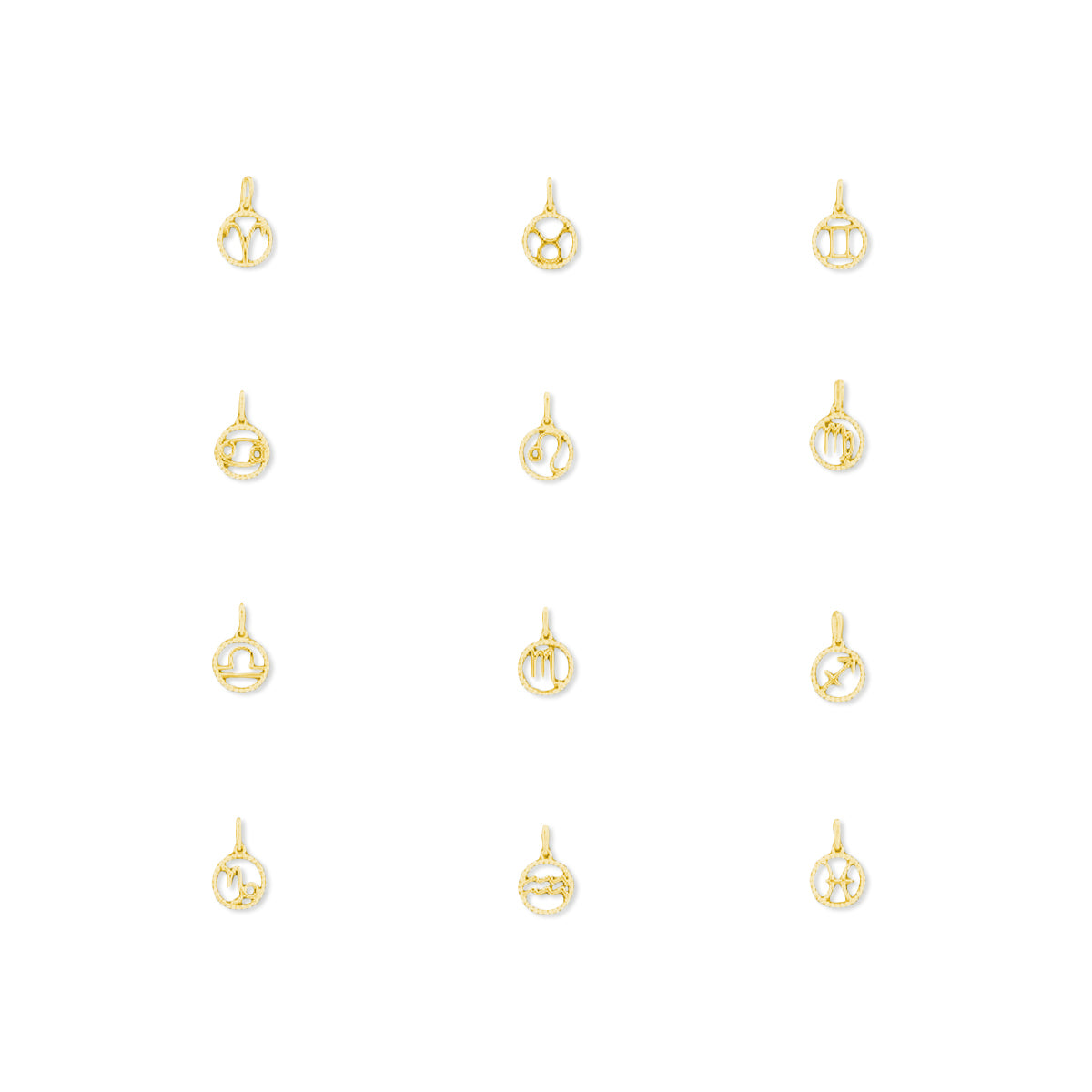 Hanger sterrenbeeld 14k geelgoud