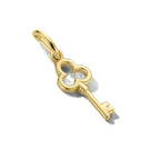 Hanger sleutel 14k geelgoud