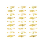 Aanschuifring letter c 14k geelgoud