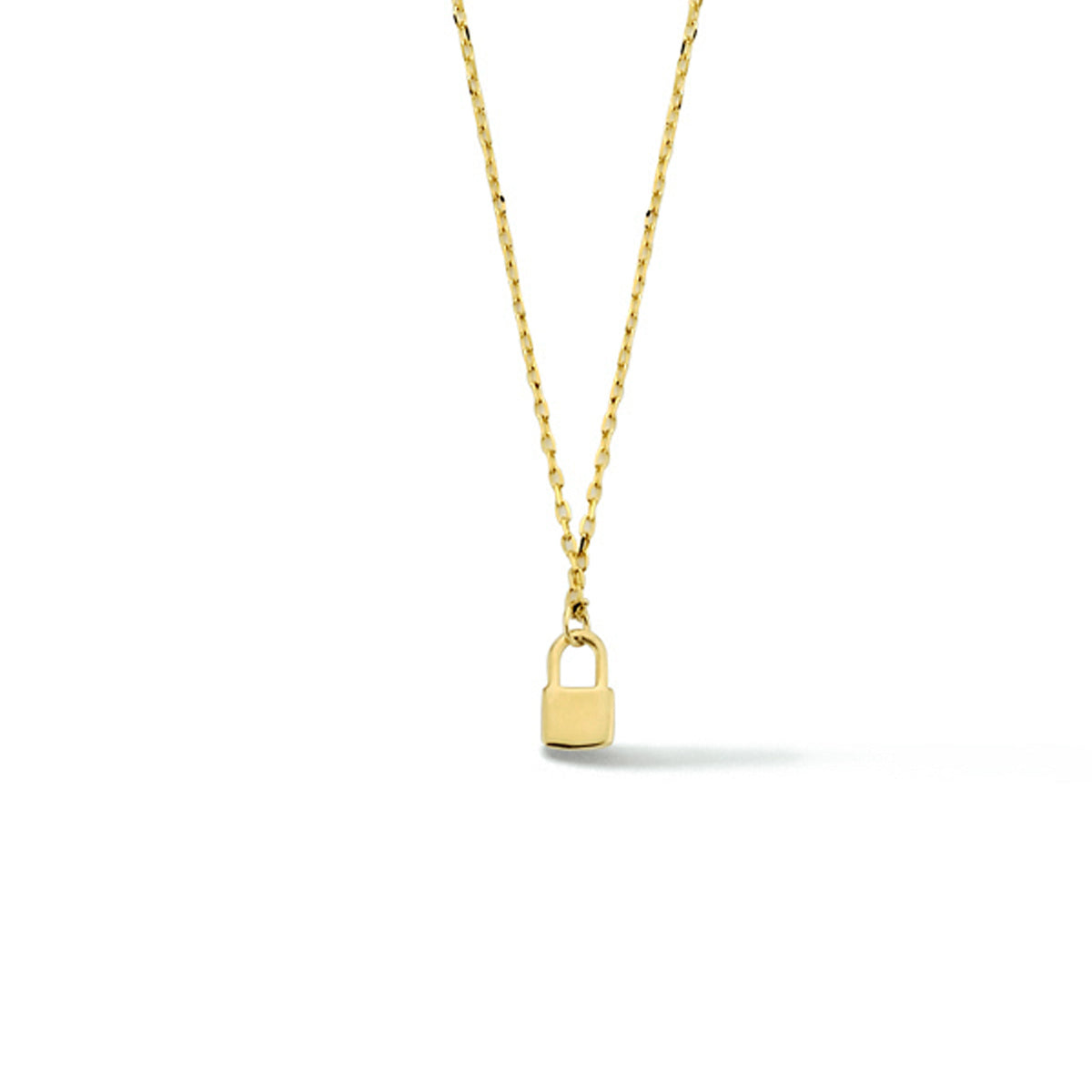 Collier slotje 40 - 42 - 44 cm 14k geelgoud