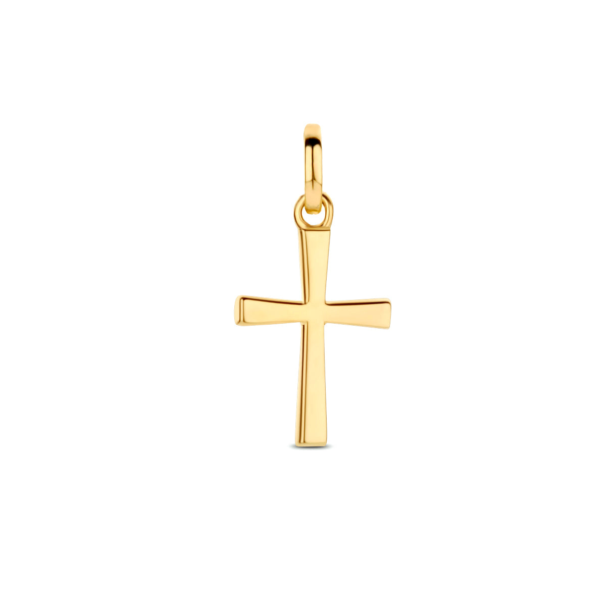 Hanger kruis 14k geelgoud