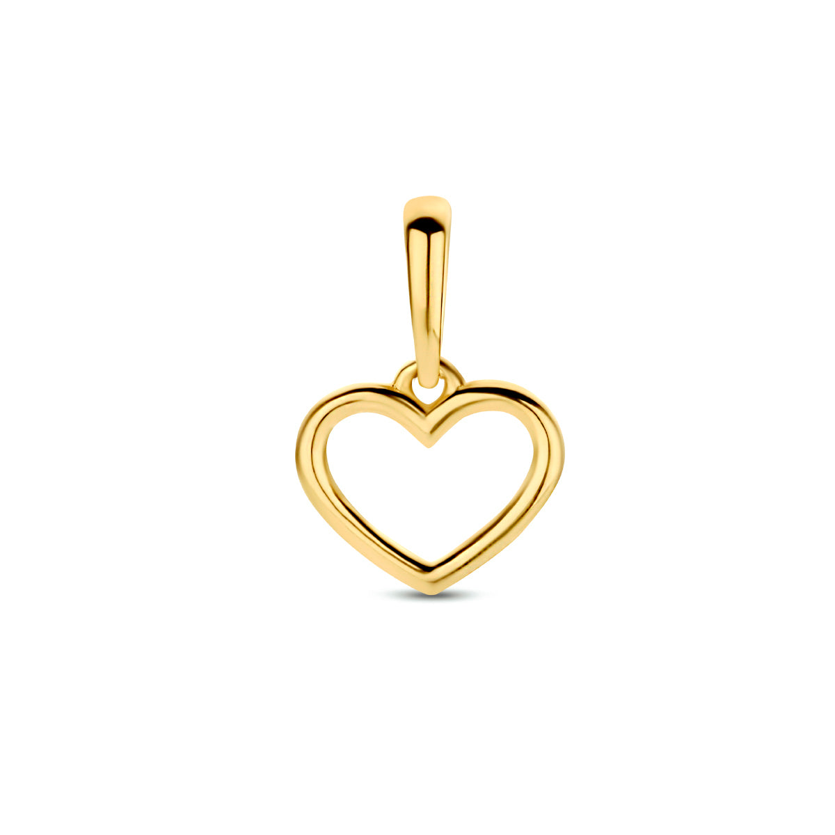 Hanger hart 14k geelgoud