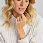 Ring bolletjes 14k geelgoud