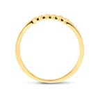 Ring schakel 14k geelgoud