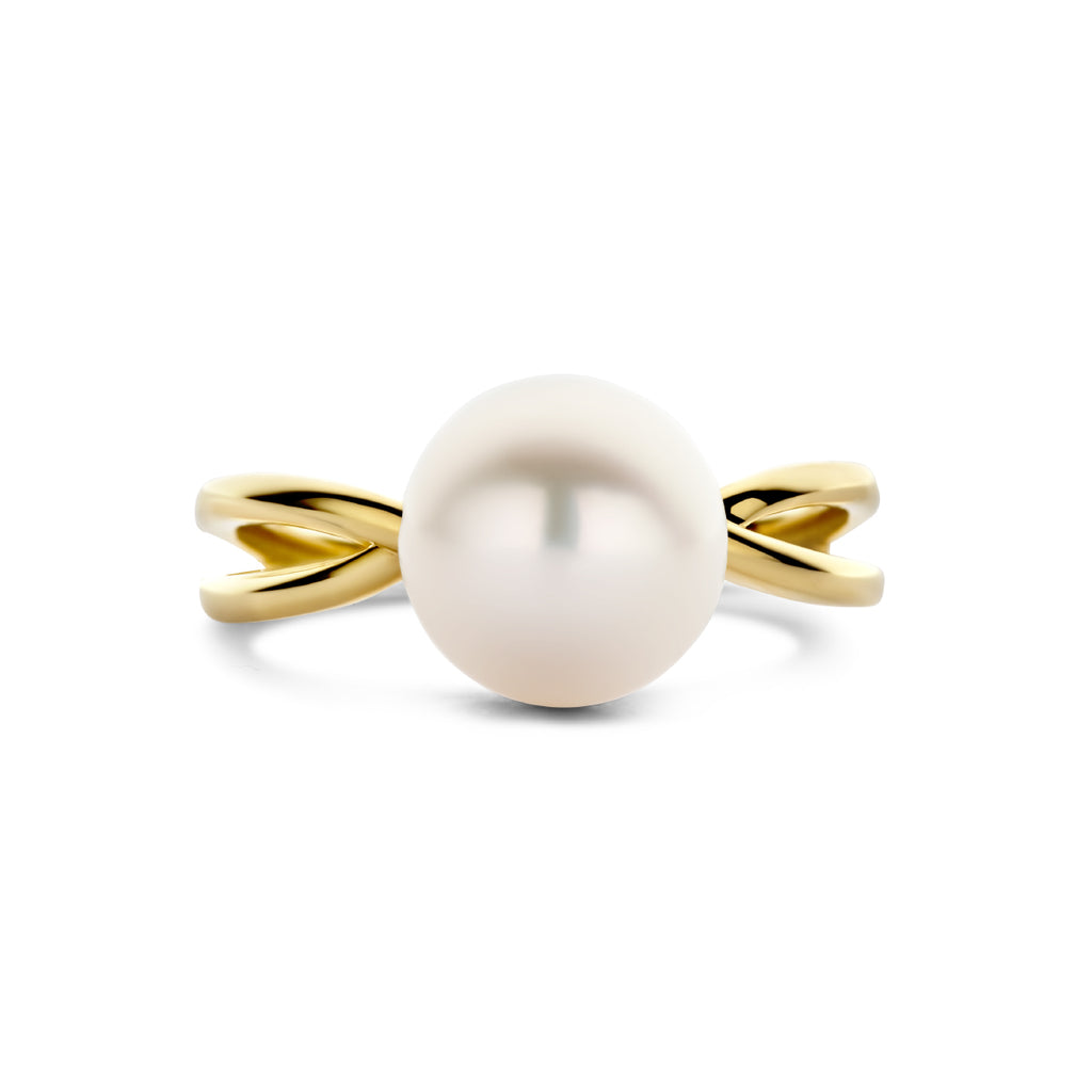 Ring parel 14k geelgoud
