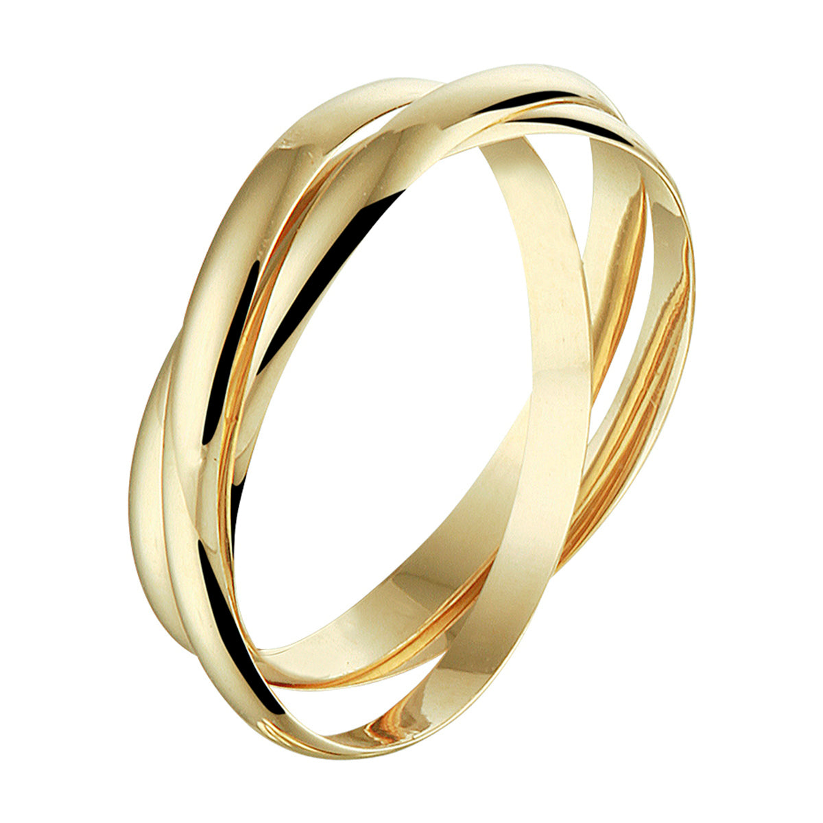 Trinity ringen 14k geelgoud