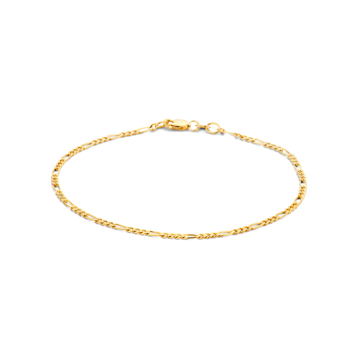 Armband figaro 1,8 mm 14k geelgoud