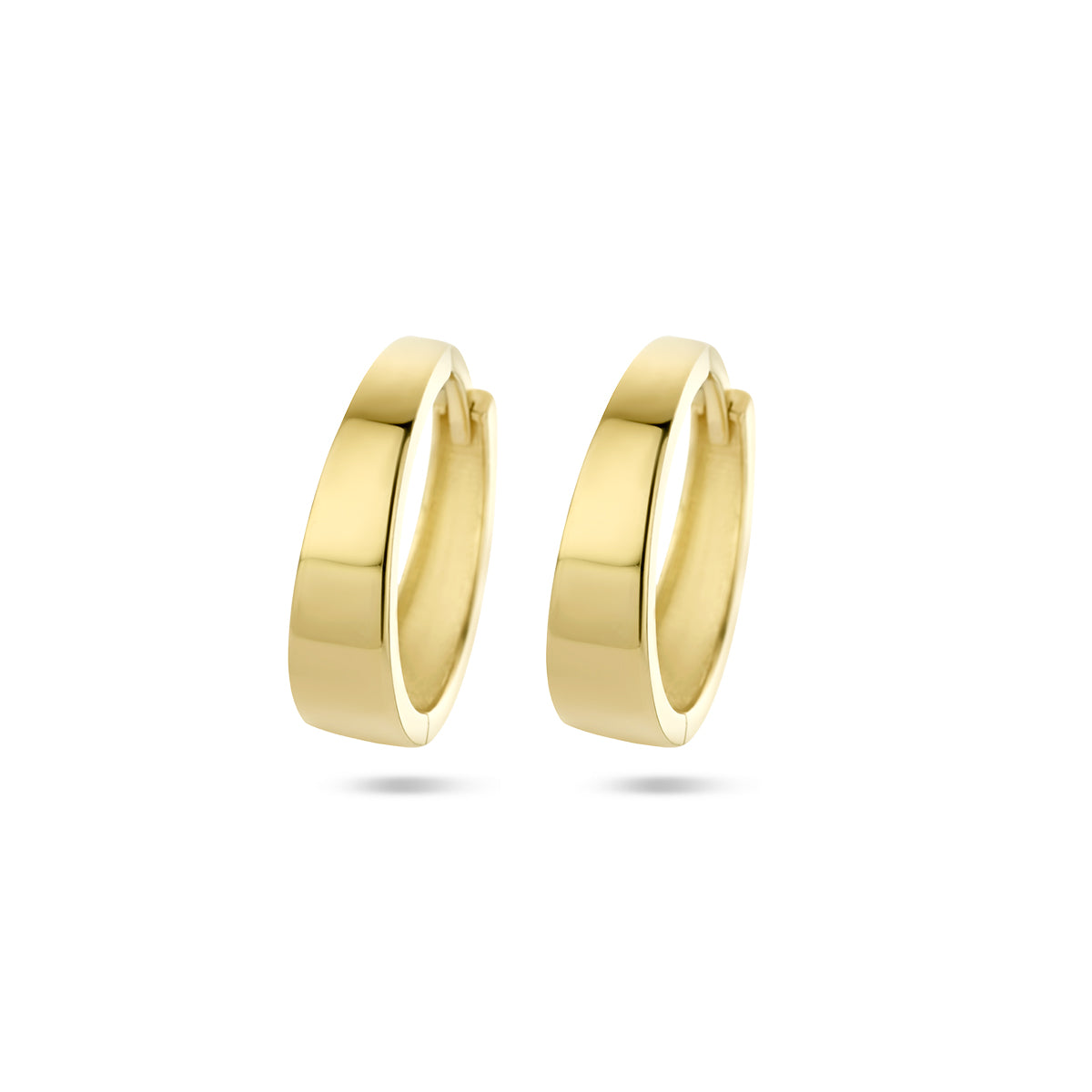 Klapoorringen 14k geelgoud