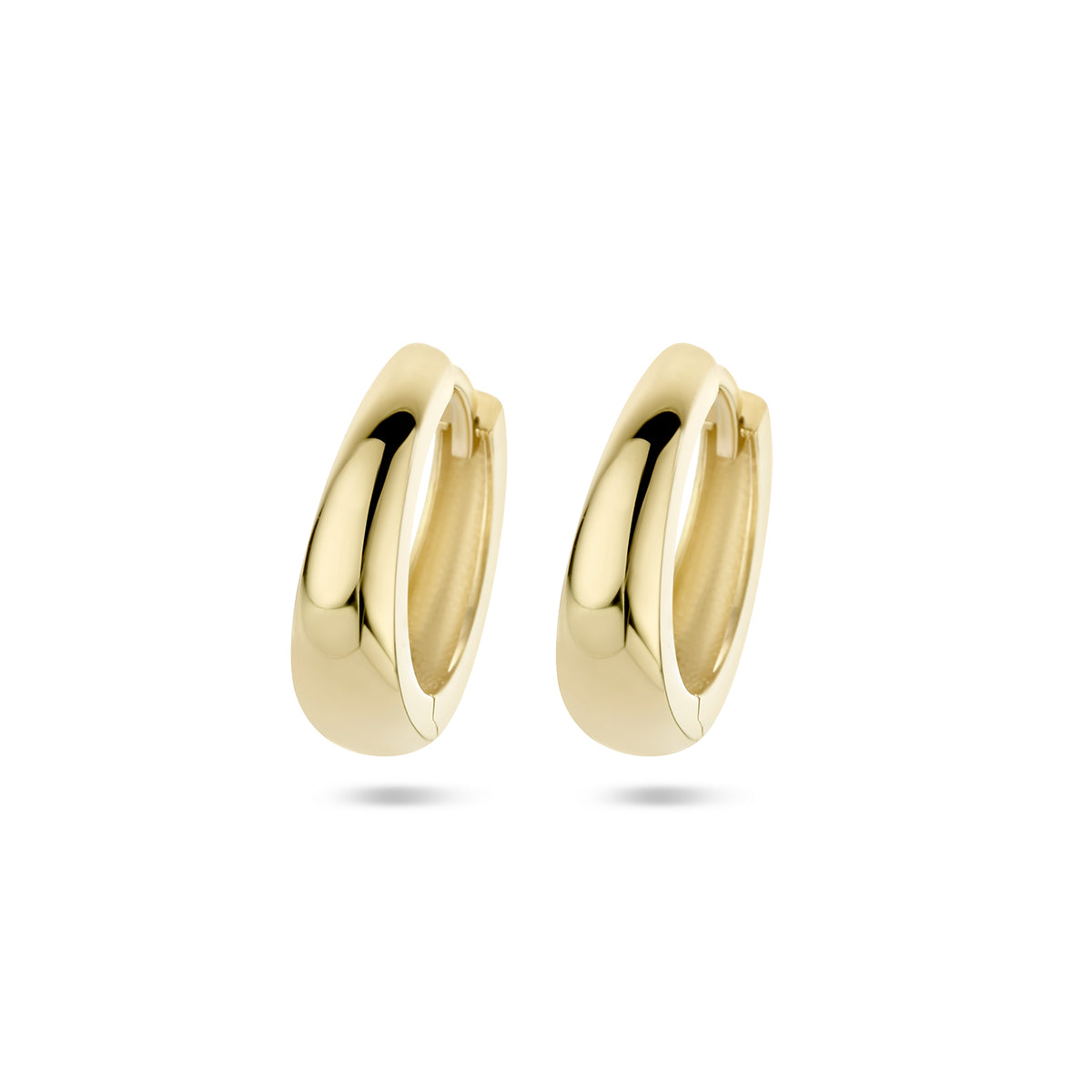 Klapoorringen 14k geelgoud