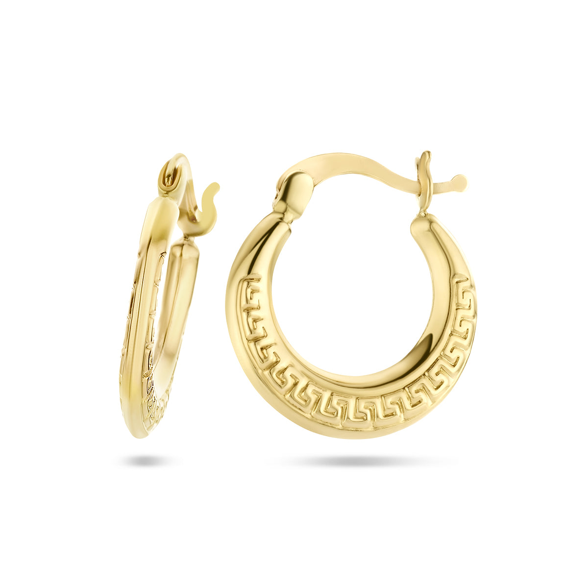 Oorringen lapide 14k geelgoud