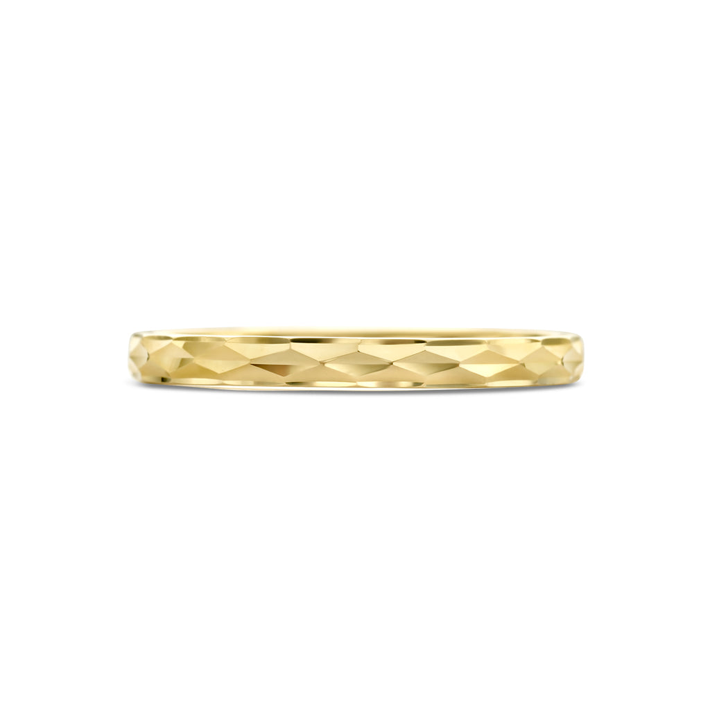Ring gediamanteerd 14k geelgoud