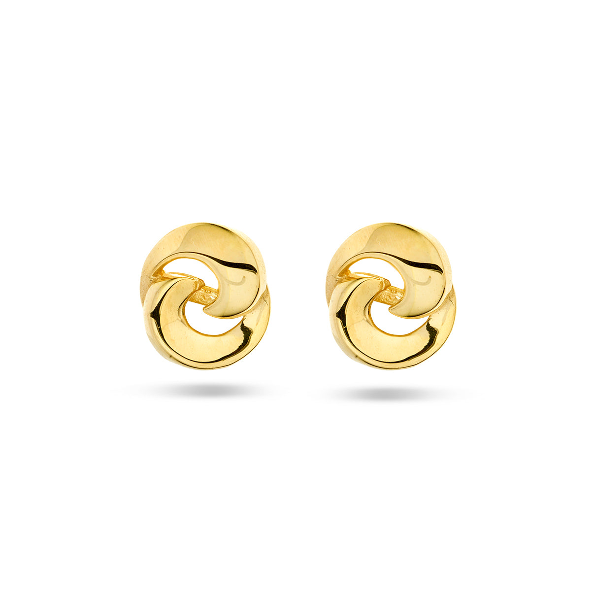 Oorknoppen 14k geelgoud