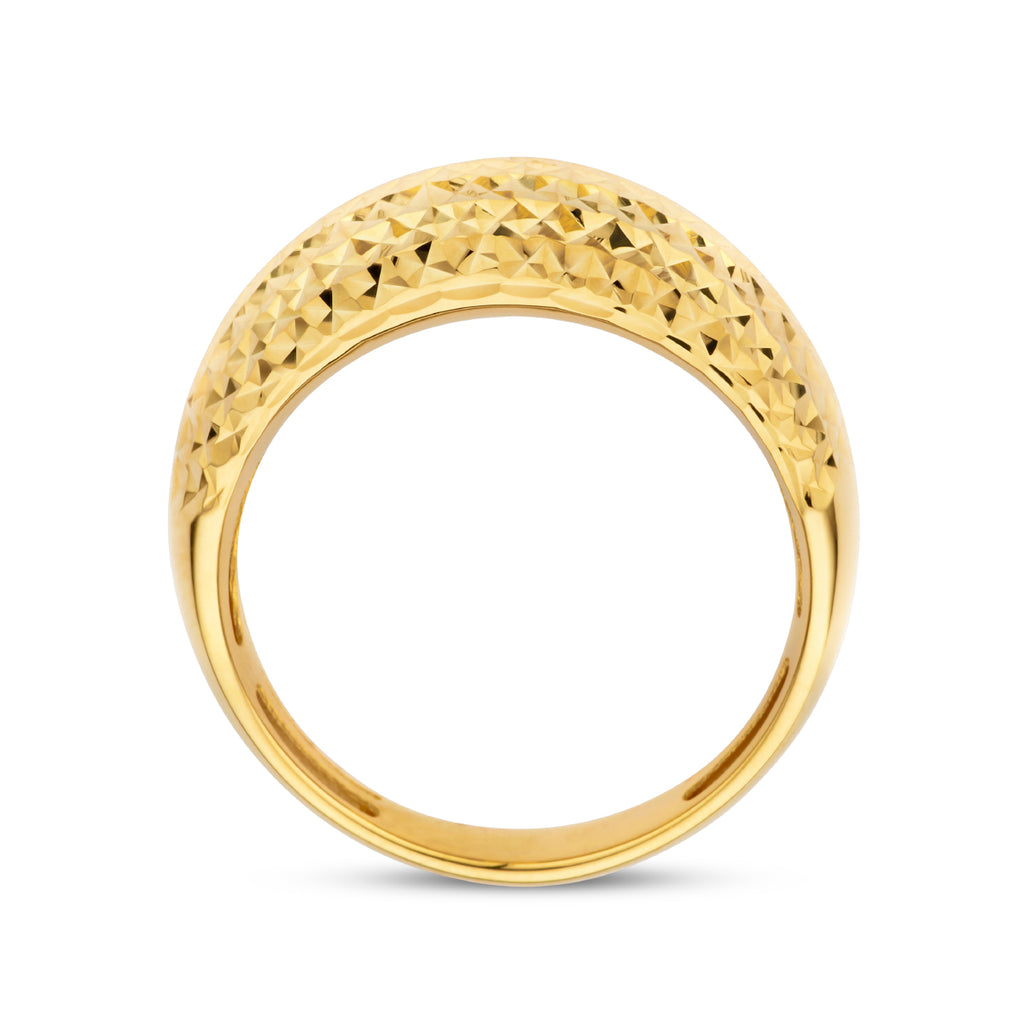 Ring gediamanteerd 14k geelgoud