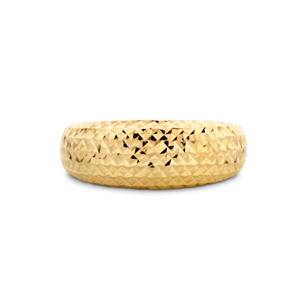Ring gediamanteerd 14k geelgoud