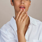 Aanzoeksring diamant 0.05ct h si 14k geelgoud