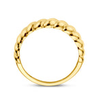Ring gedraaid 14k geelgoud