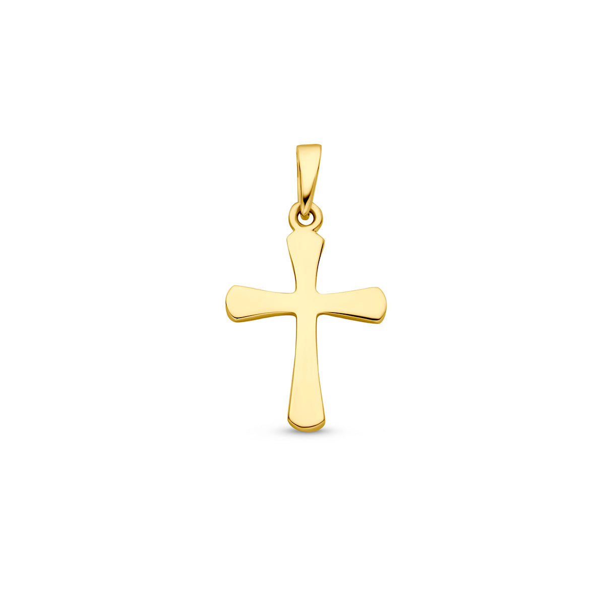 Hanger kruis 14k geelgoud