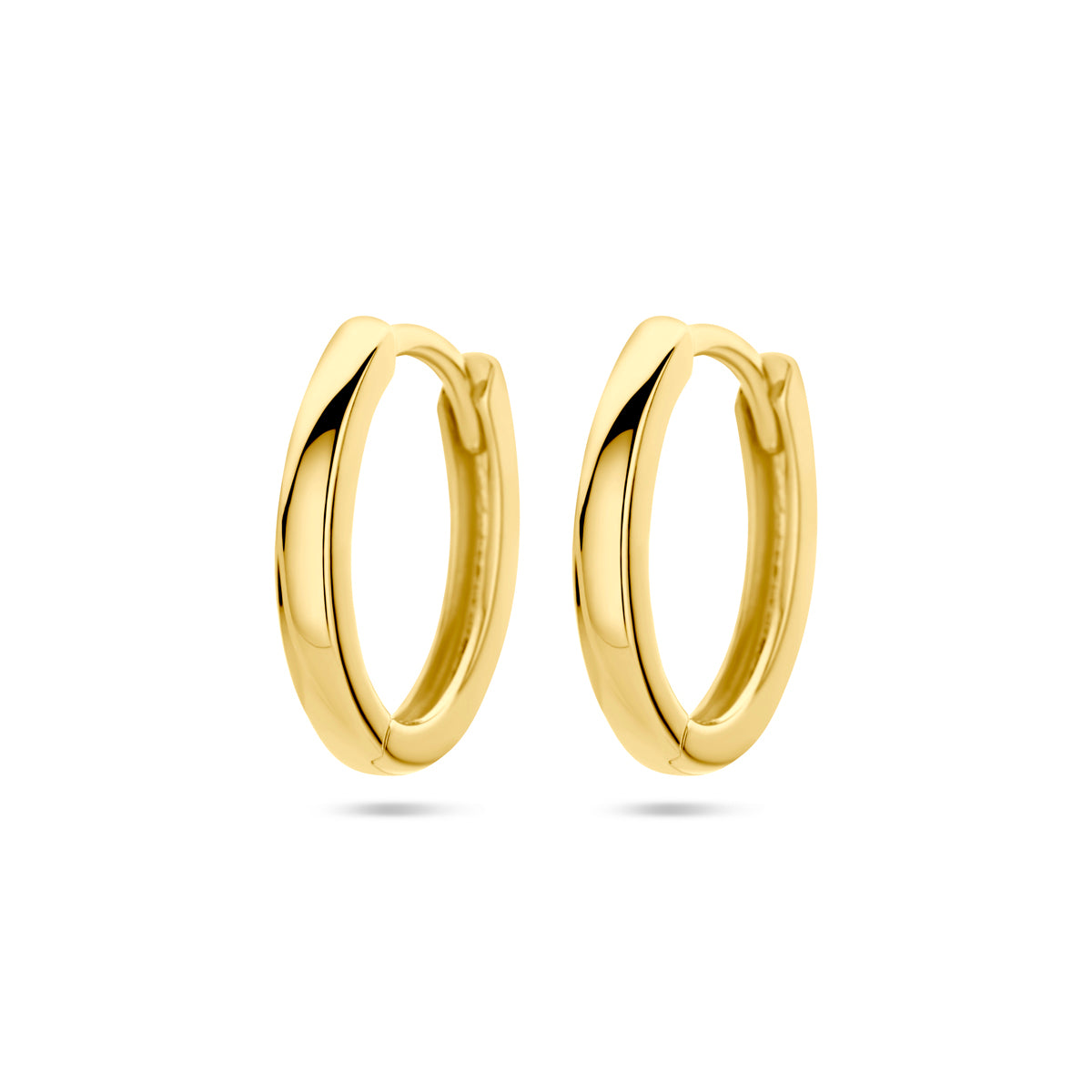 Klapoorringen 14k geelgoud