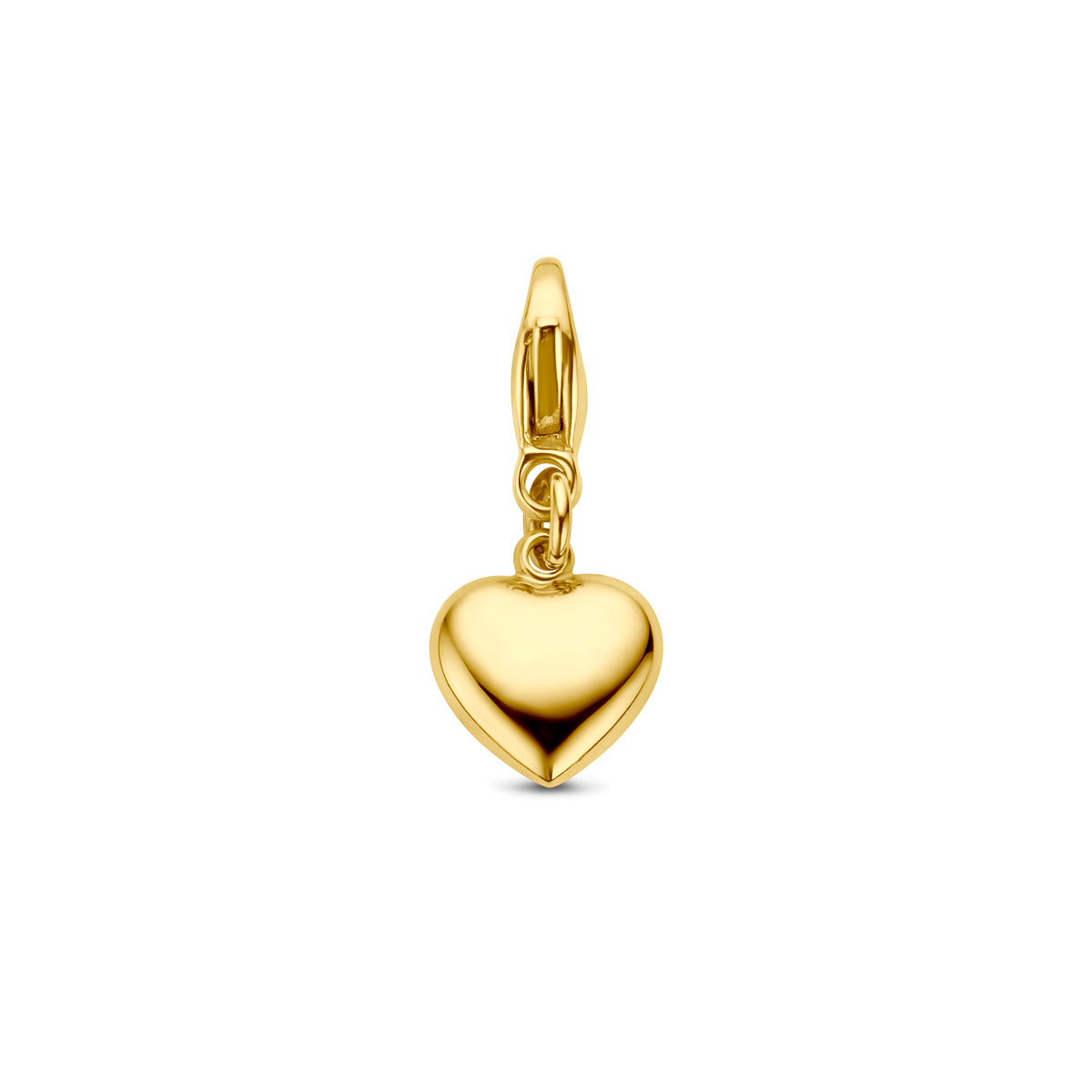 Slotbedel hart 14k geelgoud