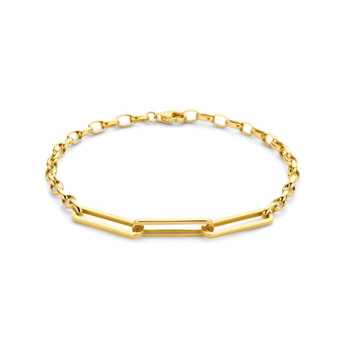 Armband 4,5 mm 18,5 cm 14k geelgoud