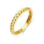 Ring gedraaid 14k geelgoud