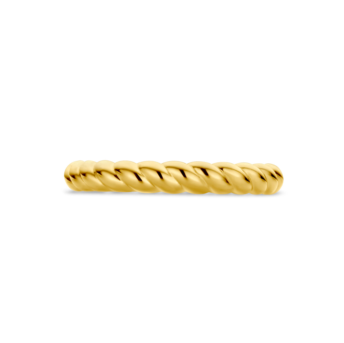 Ring gedraaid 14k geelgoud