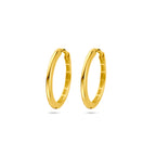 Klapoorringen 14k geelgoud