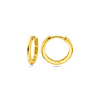 Klapoorringen 14k geelgoud