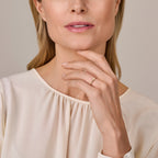 Ring diamant 0.03ct h si 14k geelgoud