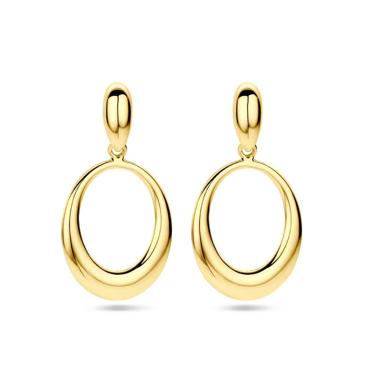 Oorhangers 14k geelgoud