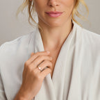 Ring roze opaal 14k geelgoud