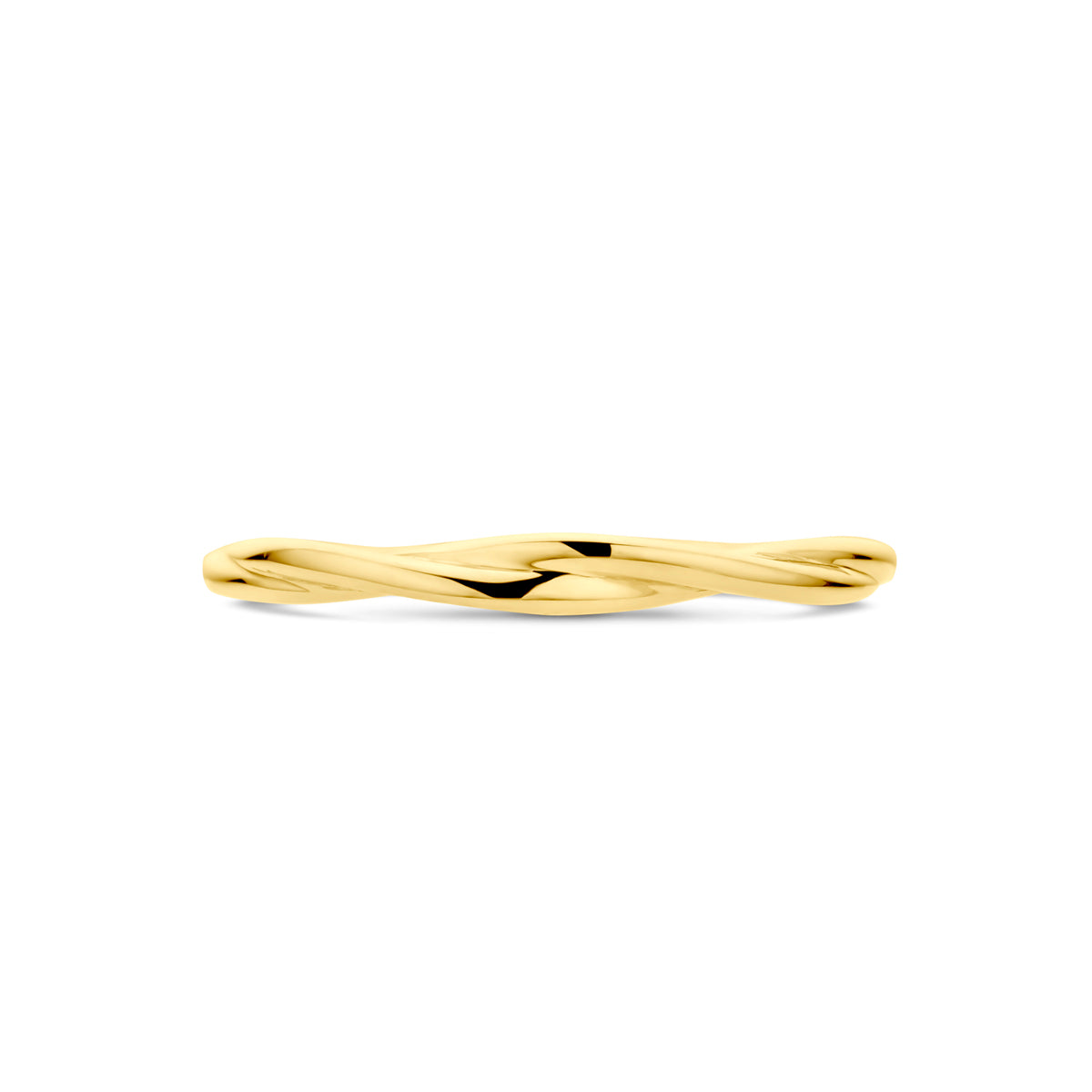 Ring gedraaid 14k geelgoud
