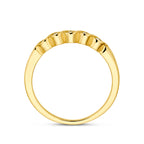 Ring zirkonia 14k geelgoud