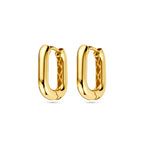 Klapoorringen 14k geelgoud