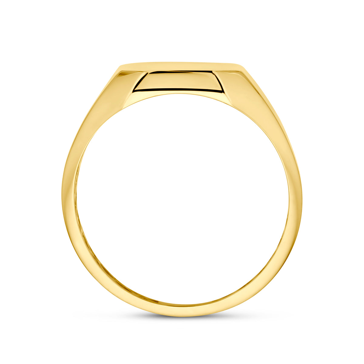 Graveerring 14k geelgoud