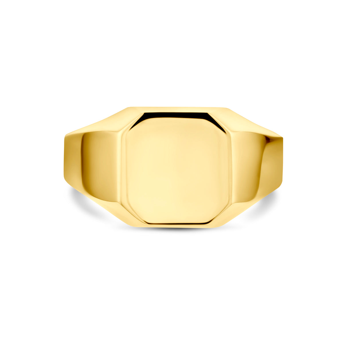 Graveerring 14k geelgoud