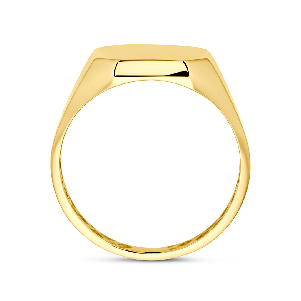 Graveerring 14k geelgoud