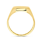 Graveerring 14k geelgoud