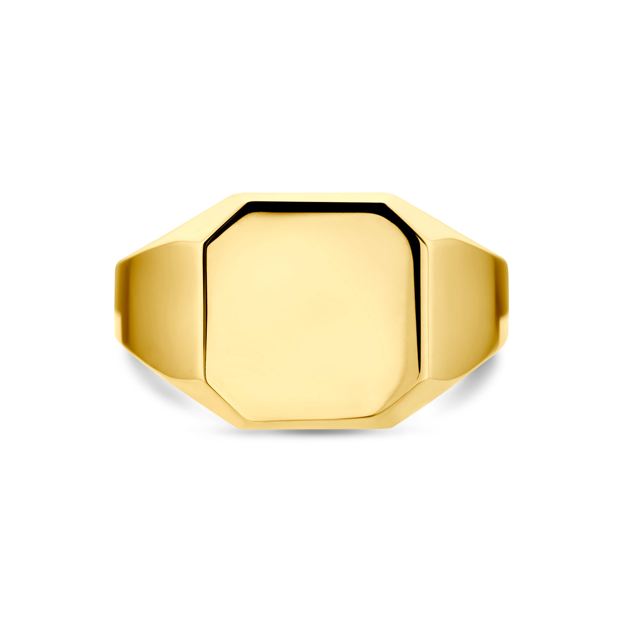 Graveerring 14k geelgoud