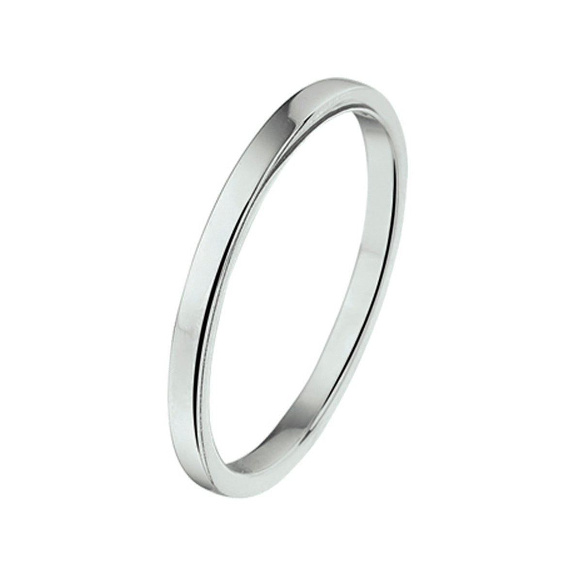 Aanschuifring 14k witgoud