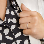 Aanschuifring 14k witgoud