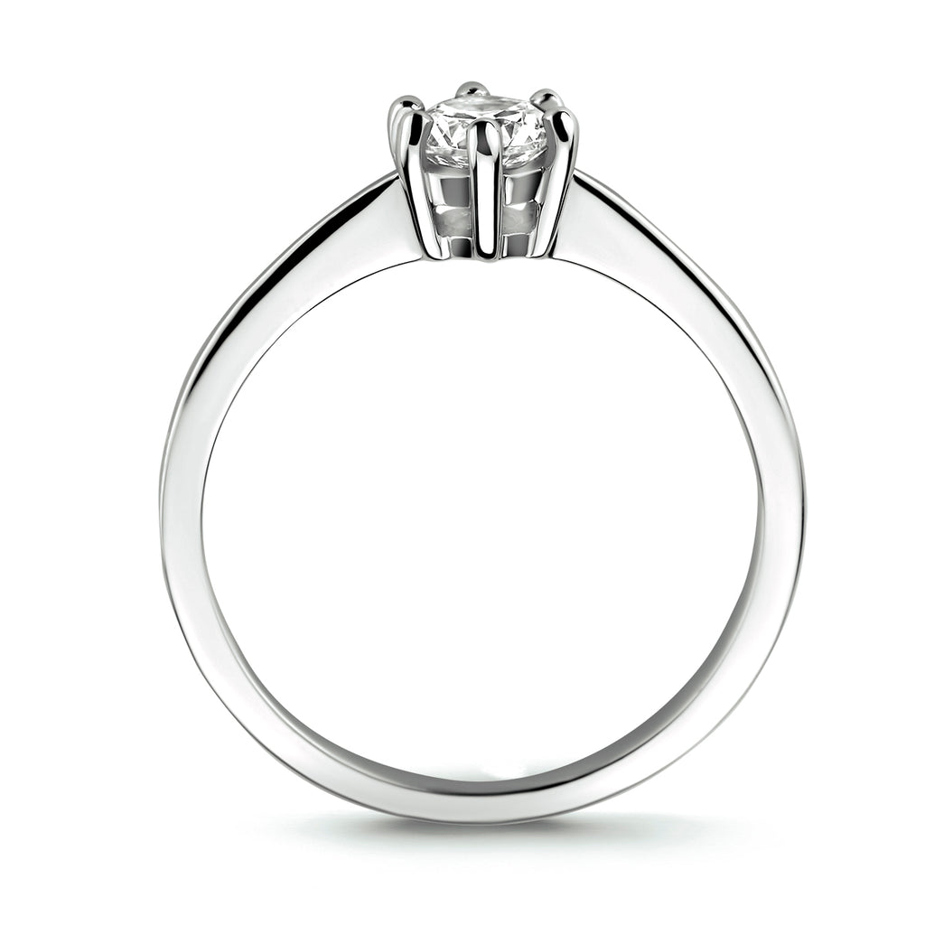 Ring zirkonia 14k witgoud