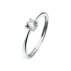 Ring zirkonia 14k witgoud