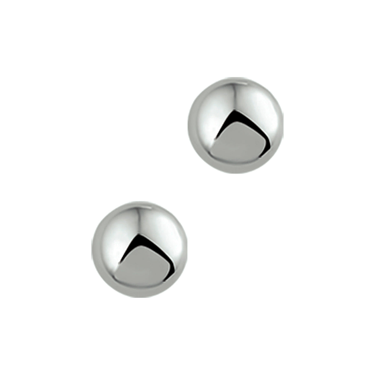 Oorknoppen 14k witgoud