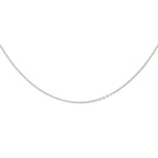 Collier anker plat 1,2 mm 14k witgoud