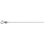 Collier anker plat 1,2 mm 14k witgoud