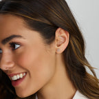 Oorknoppen zirkonia 14k witgoud